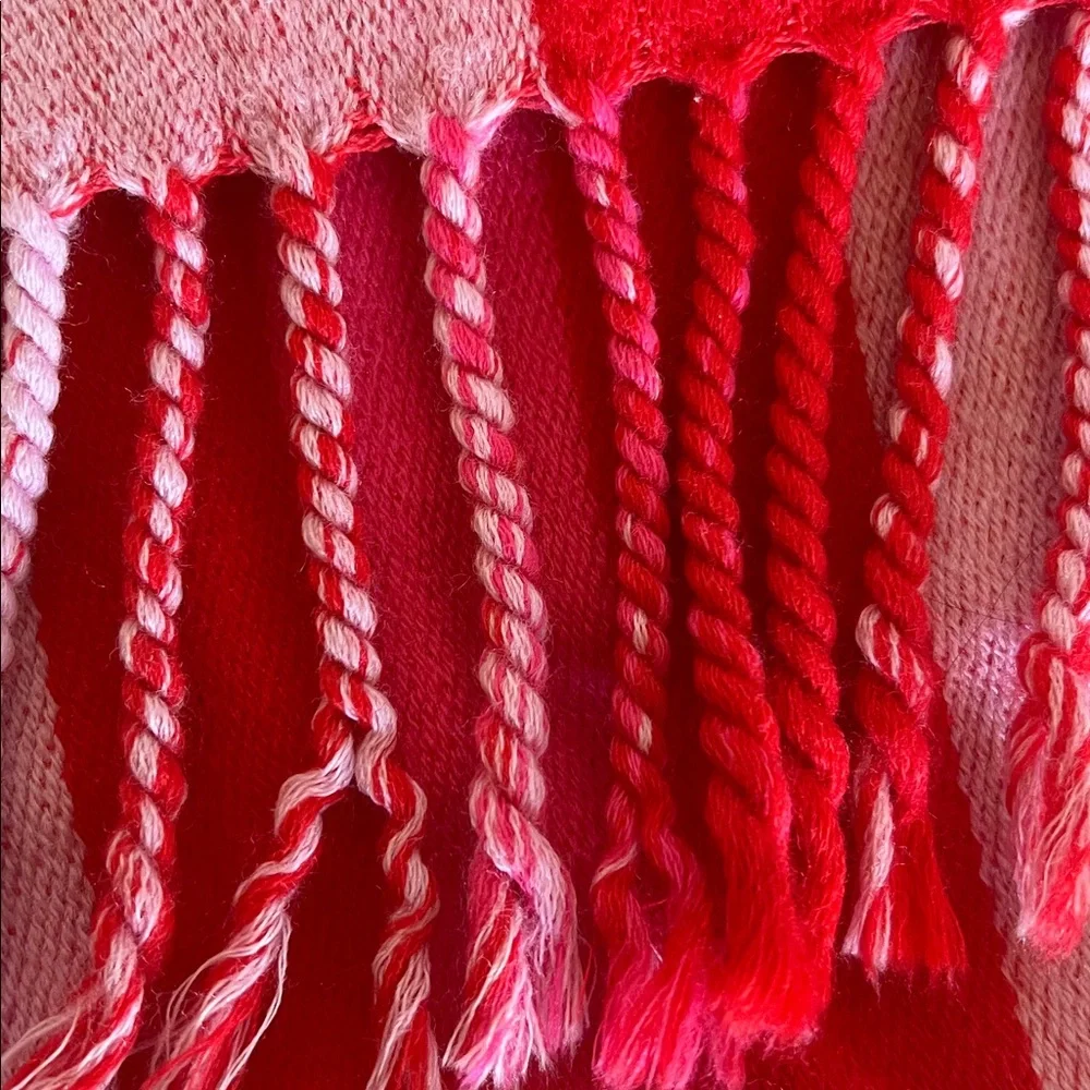 Coach Cashmere Silk Blend Stripe Scarf - Picture 7 of 9